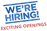 We are hiring